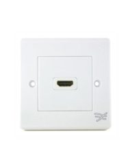 Cablesson HDMI Wall Plate Single Connector S - White