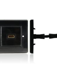 Cablesson HDMI Wall Plate Single Connector 100 - Black