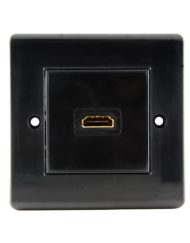 Cablesson HDMI Wall Plate Single Connector 100 - Black