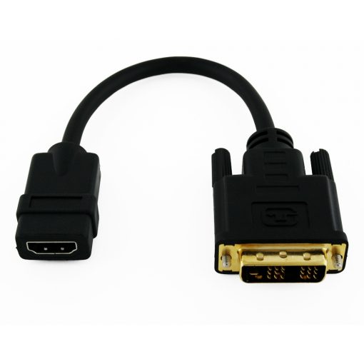 Cablesson DVI (Male) to HDMI (Female) 200mm Short Cable