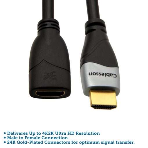 Cablesson Ivuna HDMI Male to Female Extension Cable