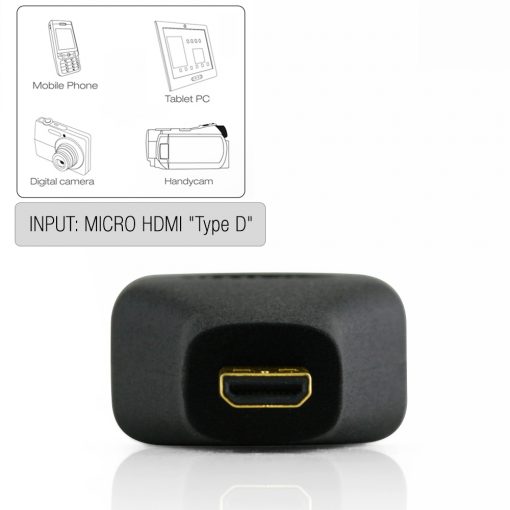 Cablesson - Micro HDMI (Type D) to HDMI (Type A) - Adapter