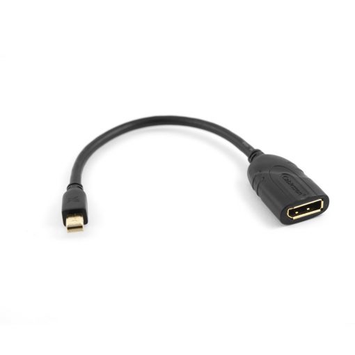 Cablesson - Mini DisplayPort M to DisplayPort F Adapter - Black