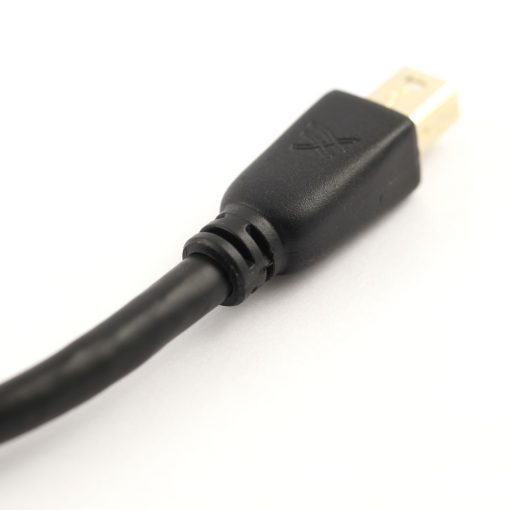 Cablesson - Mini DisplayPort M to DisplayPort F Adapter - Black