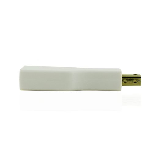 Cablesson - Mini DisplayPort M to DisplayPort F Adapter - White