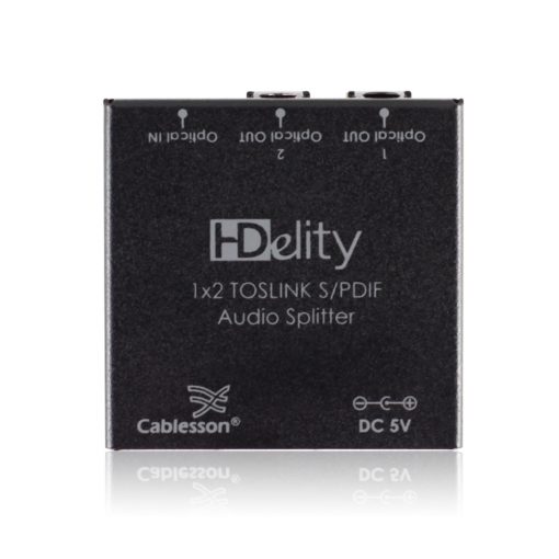Cablesson HDElity 1x2 Toslink S/PDIF Audio Splitter