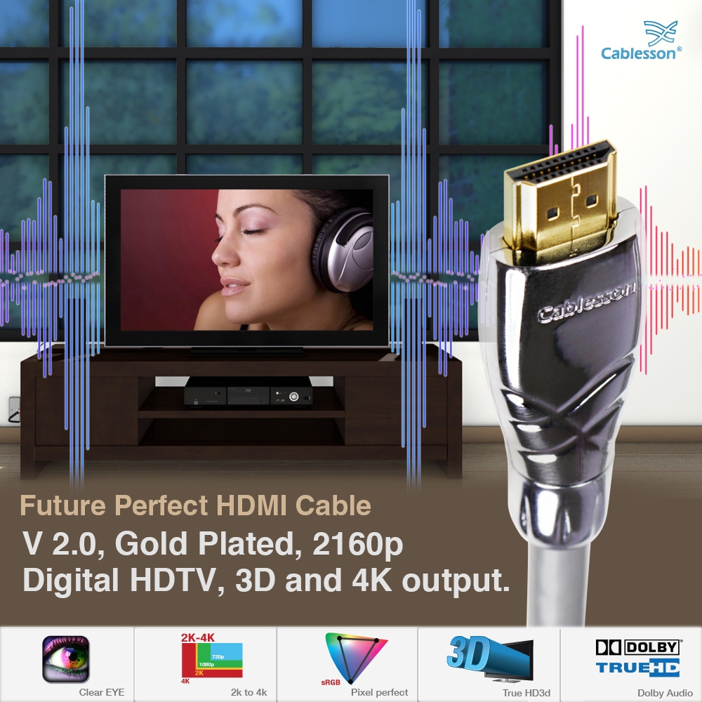 Maestro 5m Ultra Advanced High Speed HDMI Cable with Ethernet - Image 4
