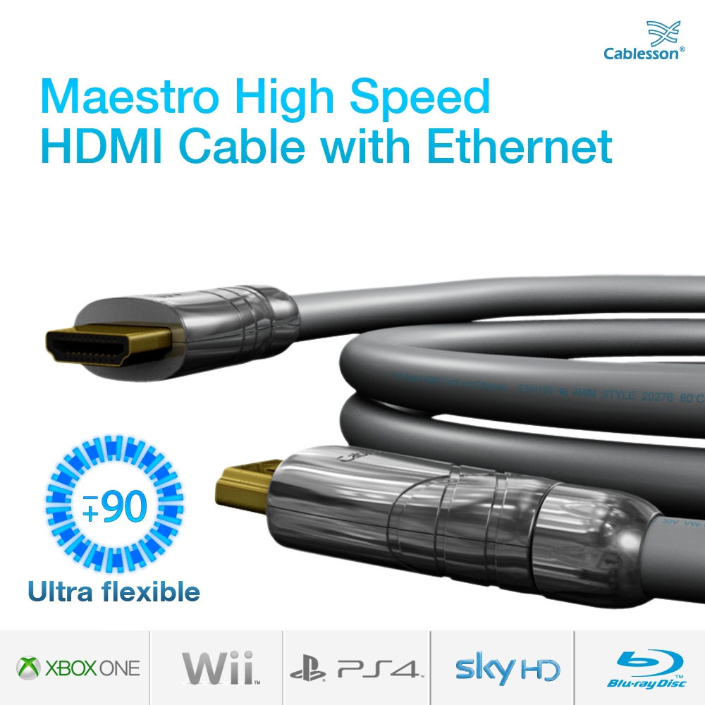 Maestro 6m Ultra Advanced High Speed HDMI Cable with Ethernet CL3 - Image 6