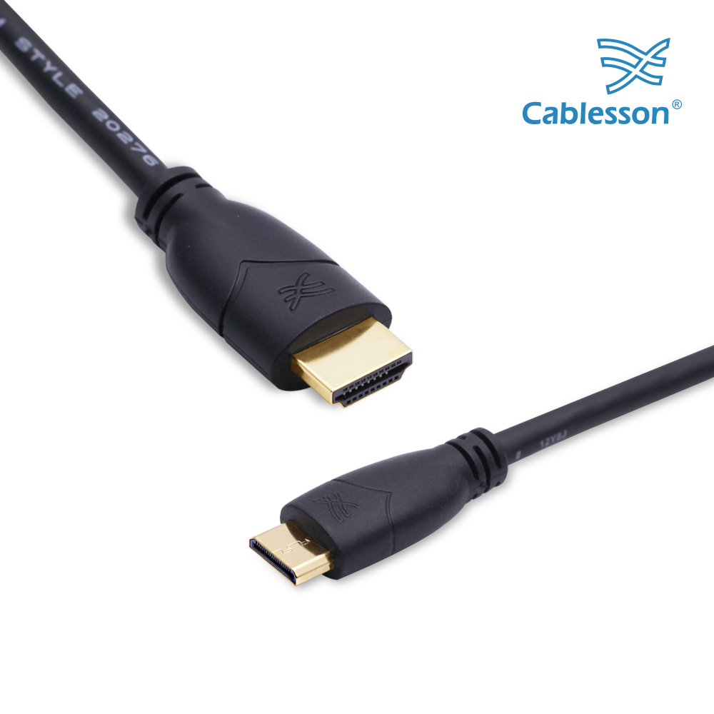 Cablesson Basic High Speed 2m Mini HDMI to HDMI Cable with Ethernet - Image 5