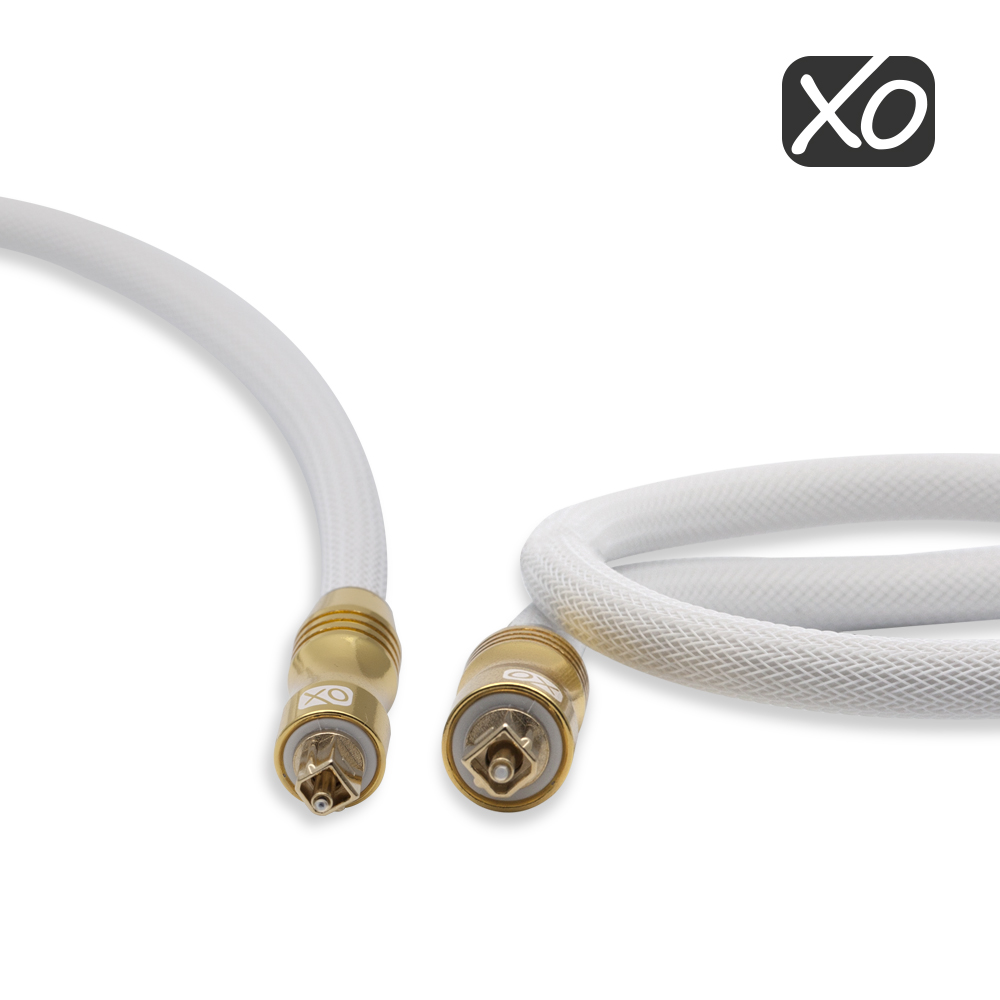 XO Ultra 2m / 2 metre Optical White Gold Cable - Image 5