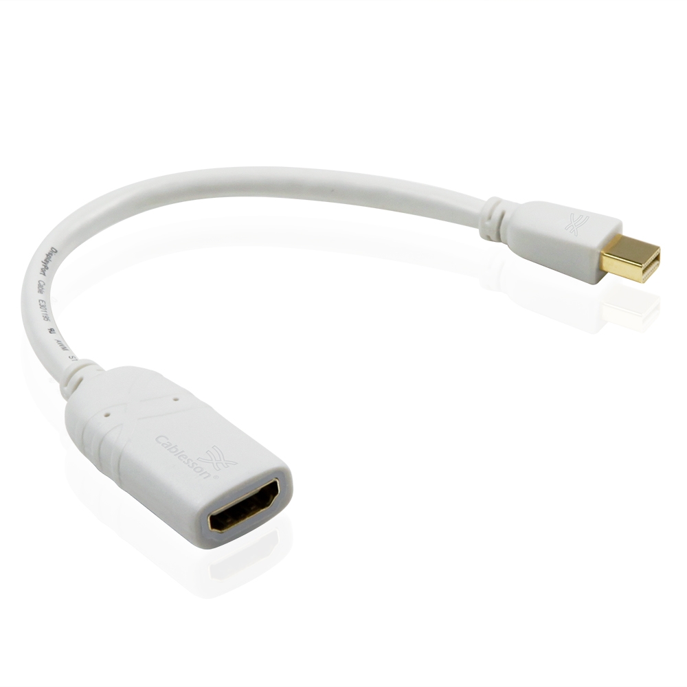 Cablesson Mini DisplayPort to HDMI Adatper with Audio v2 (Single item)
