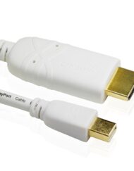 Cablesson Mini DisplayPort auf HDMI Kabel 1m (Thunderbolt Port Kompatibel) Mini DP auf HDMI HDTV Kabel Adapter mit Audio für Apple iMac Mac