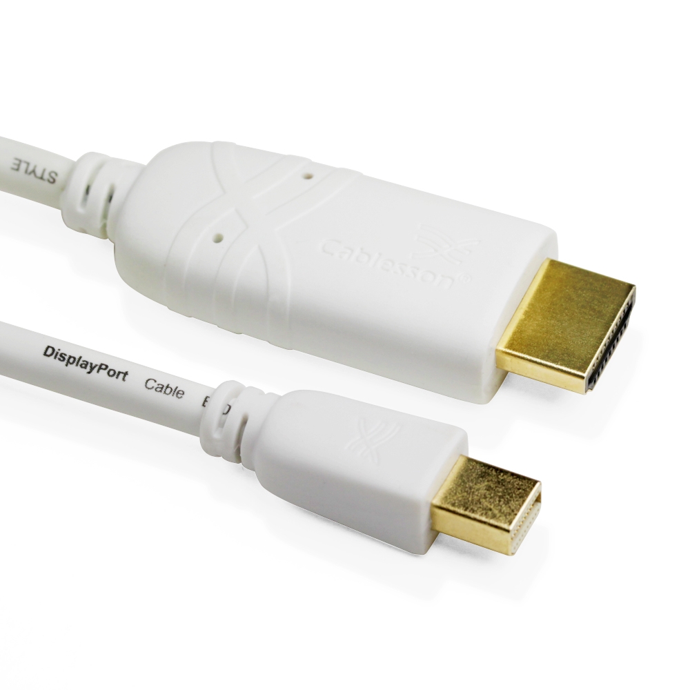 Cablesson - Mini Displayport male to HDMI male cable 3 Metre (Single item) - Image 3