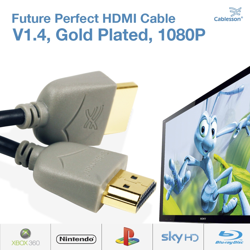 Cablesson Ivuna Slim Flex 2m HDMI Cable with Ethernet - Image 4