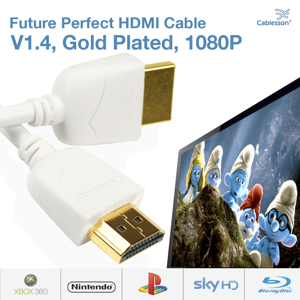 Cablesson Mackuna Slim Flex 1m HDMI Cable with Ethernet - Image 4