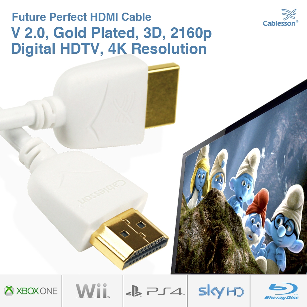 Cablesson Mackuna Slim Flex 0.5m HDMI Cable with Ethernet - Image 4