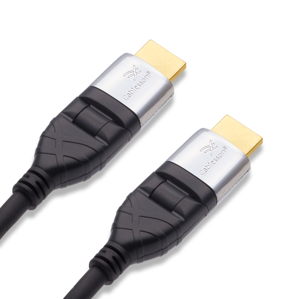 Cablesson Ivuna Flex Plus 1.5m High Speed HDMI Kabel (HDMI Typ A, HDMI 2.1/2.0b/2.0a/2.0/1.4) - 4K, 3D, UHD, ARC, Full HD, Ultra HD, 2160p,