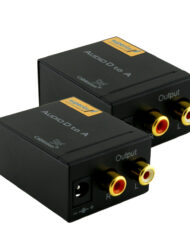 2 Pack Digital to Analogue Audio Converter