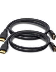 2 Pack of HDMI cables (1m) (Basic)