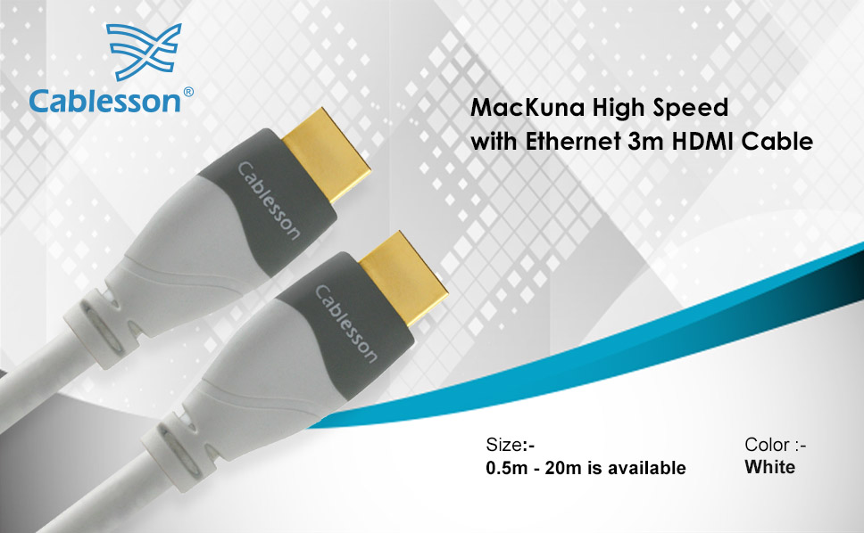 2 Pack of HDMI cables (3m) (MacKuna) - 101878 - Image 5