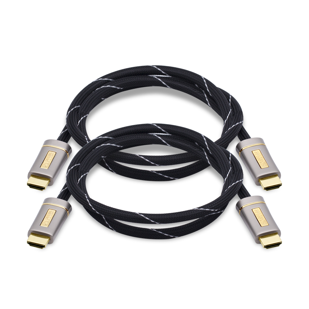 2 Pack of HDMI cables (2m) (XO) Bundled single items
