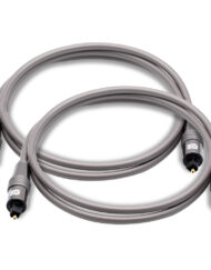 2 Pack of Toslink Optical Cables (2m) Bundled single items