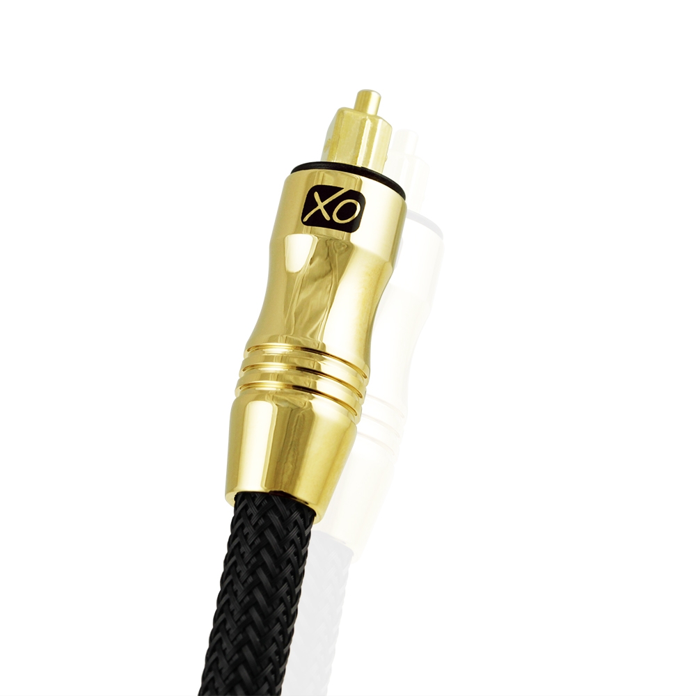 XO Ultra 1.5m / 1.5 metre Optical Black Gold Cable (Single item) - Image 6