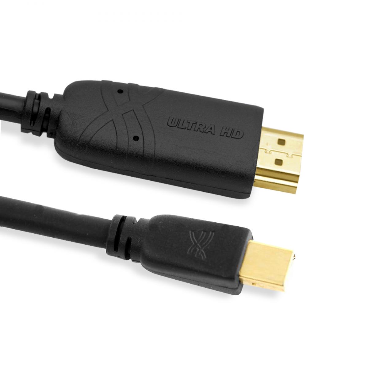 Cablesson - Mini DisplayPort1.2 to HDMI Male Cable 3M (4k - 60Hz) - Black (Single item) Bad review Bundle - Image 3
