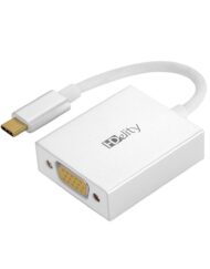 HDElity USB Type C Male to VGA Female Adapter-White