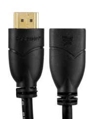 Cablesson Basic 1m HDMI cavo prolunga - 24K placcato oro (Single item)