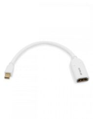 Cablesson - Mini DisplayPort to HDMI Female Adapter Cable (4K 60Hz) - White (Single item) Bad review Bundle