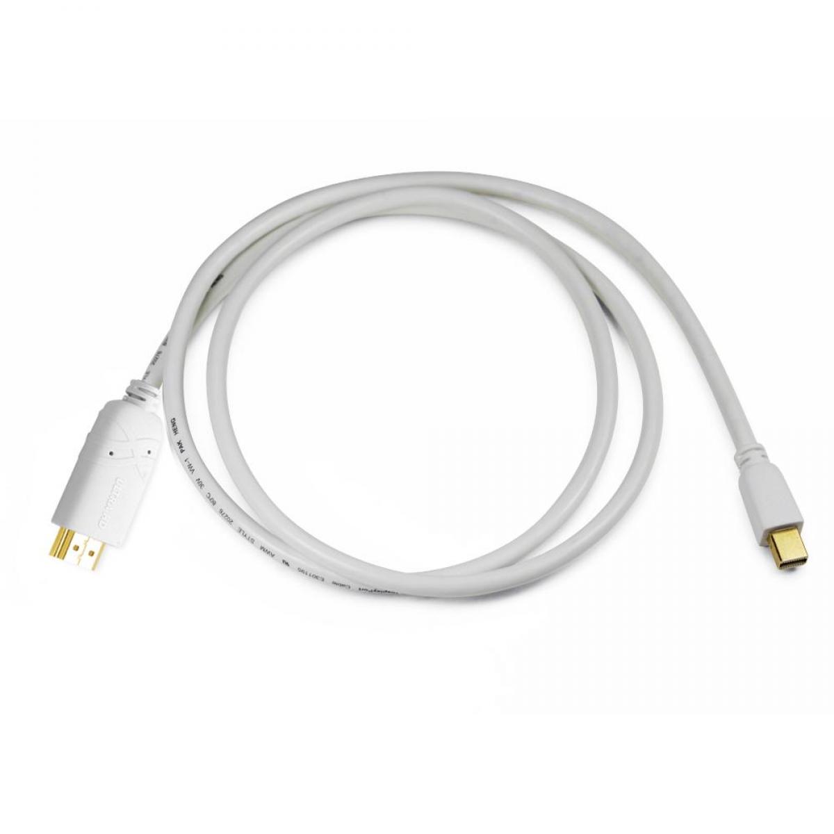 Cablesson - Mini DisplayPort1.2 to HDMI Male Cable 2M (4k - 60Hz) - White (Single item) Bad review Bundle - Image 3