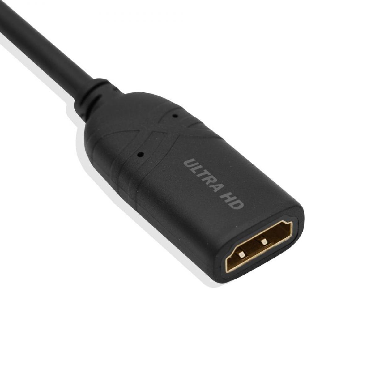 Cablesson Mini DisplayPort to HDMI 2.0 Female Adapter Cable 4K Ultra HD with audio transmission | certified | for Apple/MAC, MacBook Pro, Ma - Image 4