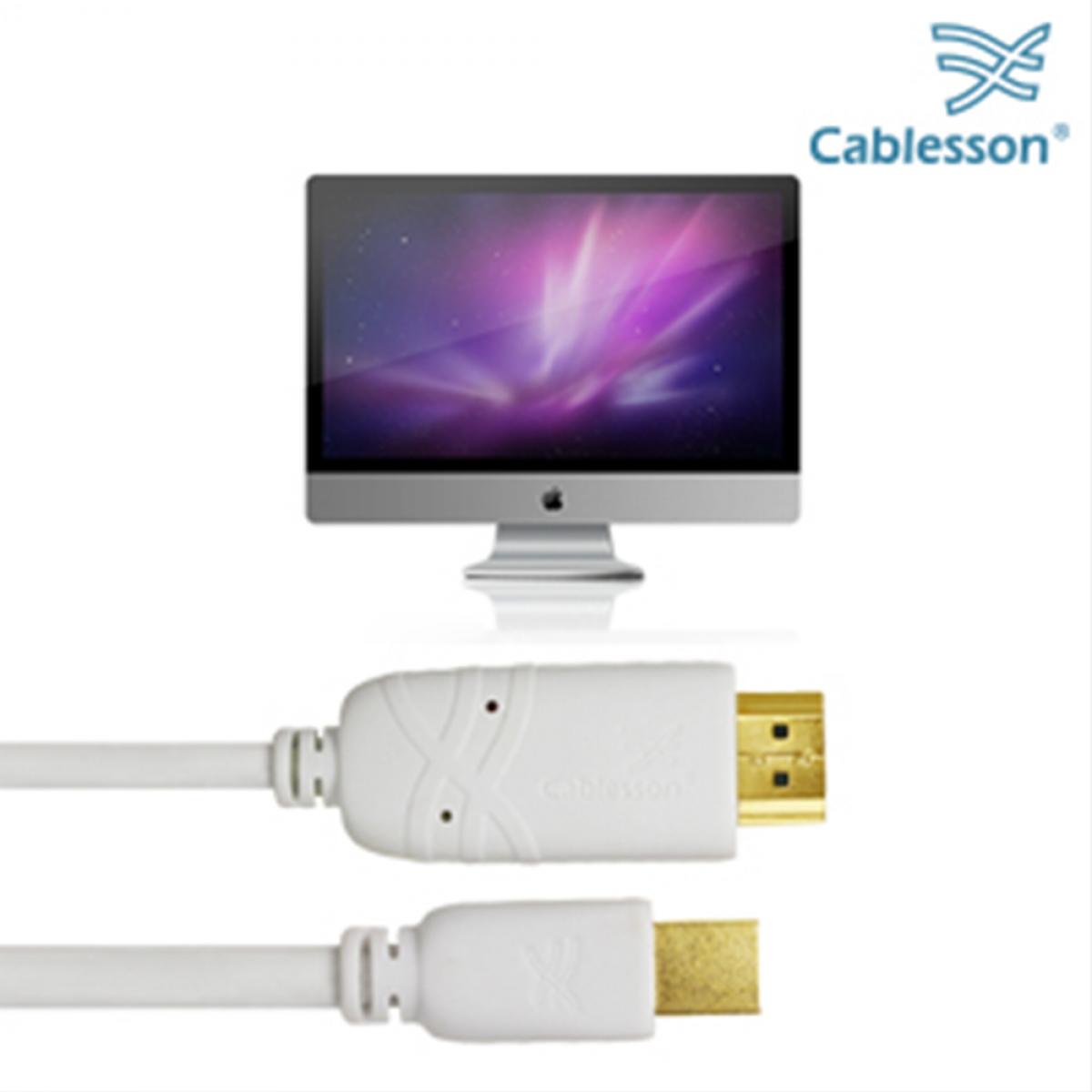 2 Pack Mini DP to HDMI Male Cable (1m) - Image 3