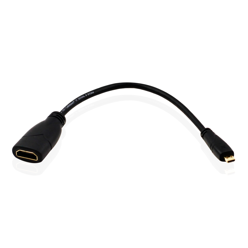 Cablesson Ivuna Micro HDMI 0.2m Verlängerungskabel - bis zu 1080p - v 1.4 / 2.0 - Audio und Video - Full HD - Verbindet HD-Geräte mit dem - Image 4