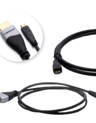 2 Pack Ivuna Advanced High Speed 1.5m Micro HDMI Cable with Ethernet