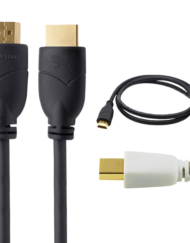 Cablesson Mini DisplayPort to HDMI Adatper (Female) and Basic 2m High Speed HDMI Cable
