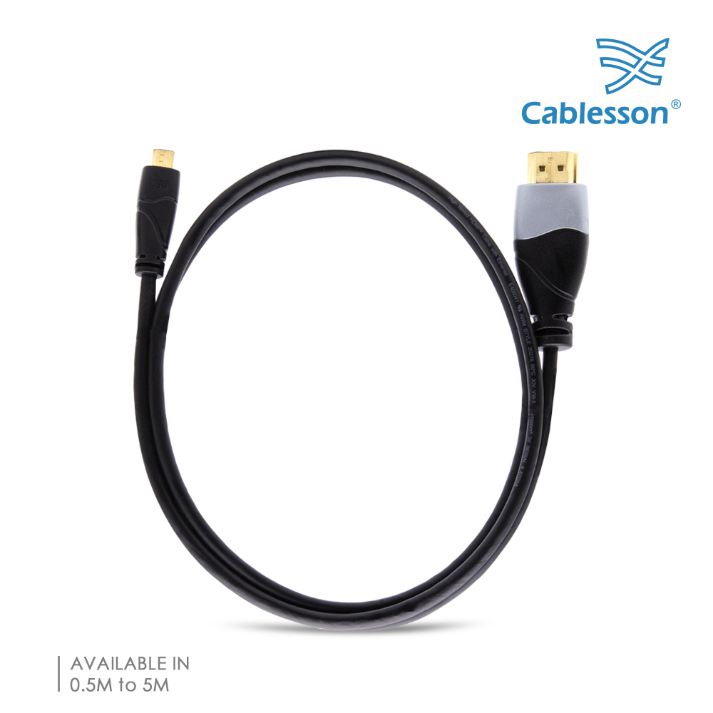 2 Pack Ivuna Advanced High Speed 1.5m Micro HDMI Cable with Ethernet - Image 3