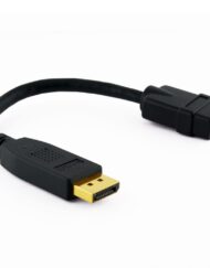 Cablesson DisplayPort su HDMI Multimode 200 mm Cavo corto / Convertitore (per Apple Mac / Dell / PC / Schede Grafiche/ Monitor) Full HD (108